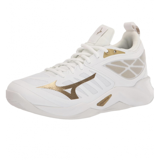  Zapatilla de Voleibol Mizuno Wave Dimension para Mujer Color Gold Rose