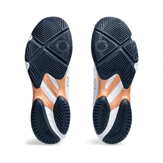 Zapatilla de Voleibol Netburner Ballistic Hombre - Blanco con Bronce