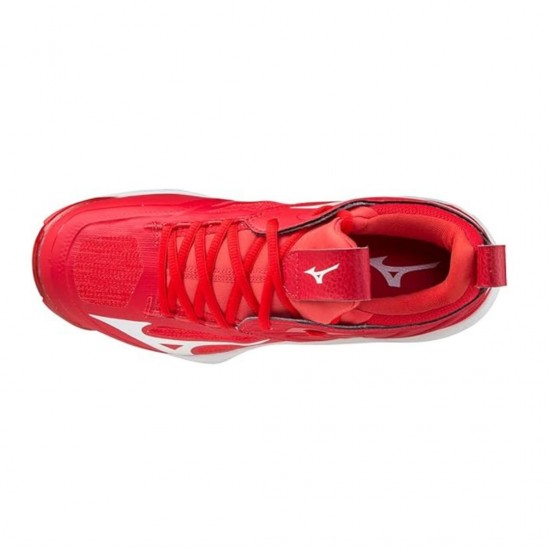 Zapatilla de Voleibol Wave Momentum 2 Mujer Color Rojo