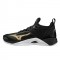 Zapatilla de Voleibol Mizuno Wave Momentum 2 Hombre Negro / Dorado