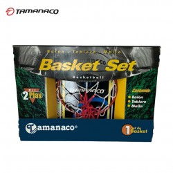 Basket Set Tamanaco Balón -Tablero - Malla Modelo STMB3