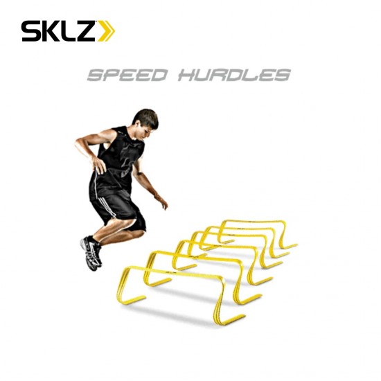 Entrenamiento de agilidad y trabajo de pies con 6 vallas SKLZ 