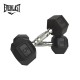 Pesas Mancuernas Exagonal forrada de Caucho EVERLAST de 5Lbs y 10 Lbs