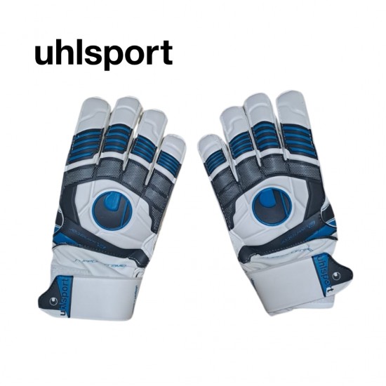 Guante de Portero Uhlsport Eliminator Soft Graphic White/Cyan