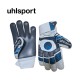 Guante de Portero Uhlsport Eliminator Soft Graphic White/Cyan