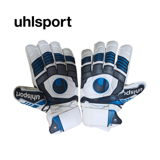 Guante de Portero Uhlsport Eliminator Soft Graphic White/Cyan