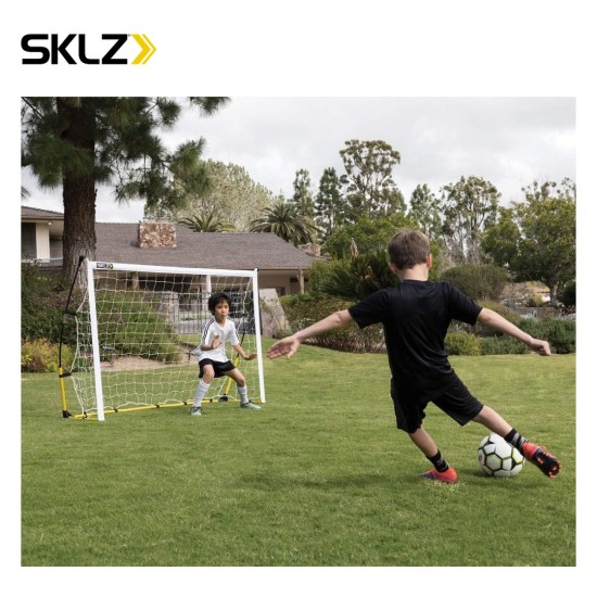 Portería de fútbol portátil y red SKLZ Quickster 6x4 Pies